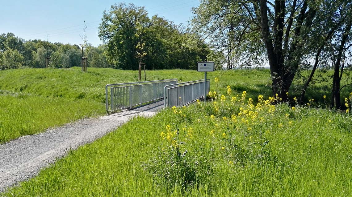 Boderadweg neue hle-Brücke Rothenförde