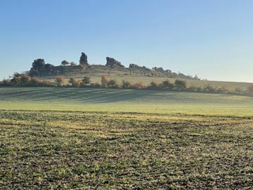 Blick vom Boderadweg zur Teufelsmauer Blick vom Boderadweg zur Teufelsmauer